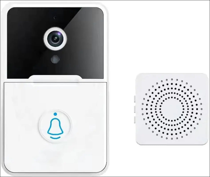 Eacam Wireless Video Doorbell Camera Visual Smart Doorbell with Motion Detection Night Vision 2-Way Audio Real-Time Monitoring AAA Batteries Powered