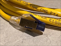 EC. 3 x ETHERNET CAT5E CABLES - VARIOUS LENGTHS - 1x5m 2x1.8m - (USED)