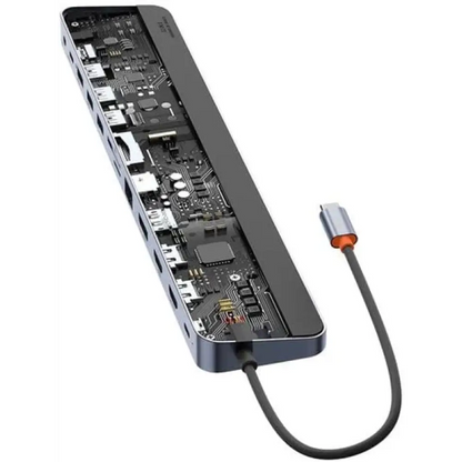Elitejoy Gen2 12 Port Hub Docking Station, Black