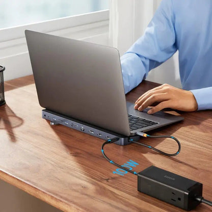 Elitejoy Gen2 12 Port Hub Docking Station, Black