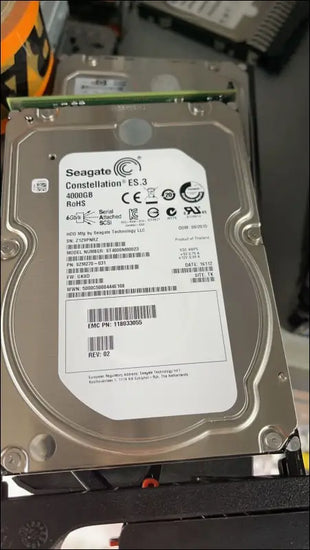 EMC 005050751 SAS 4TB 7.2K 6Gbps 3.5” Hard Disk Drive V2-PS07-040 + Caddy