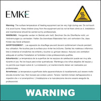 EMKE Smart Radiator Thermostat Kit, Intelligent Heating Thermostat Including Tuya Zigbee 3.0 Gateway with App Function, Compatible with Alexa & Google Home, M30 x 1.5 mm, 6...