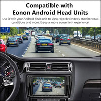 Eonon 1280 x 720P Dash Cam USB Car Recorder Front Camera for Eonon Android Car Radio, Car Mini Dash Cam, 120° Wide Angle (A100)