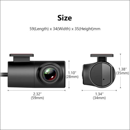 Eonon 1280 x 720P Dash Cam USB Car Recorder Front Camera for Eonon Android Car Radio, Car Mini Dash Cam, 120° Wide Angle (A100)