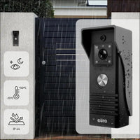 Eura VDP-45A3-TY Alpha+ TUYA WiFi Video Intercom, 4 Wires, 7 Inch Color Monitor, White