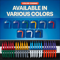 Everest Ultra Slim Cat6a Ethernet Patch Cables 0.5ft (10-Pack) Green - 6 Inch 10GB Cat 6a Patch Cable - Bendable