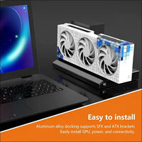 External GPU Dock Station USB4.0 40Gbps GPU Enclosure with TB RJ45 M.2 Nvme Interface Laptop Graphics Card Extension