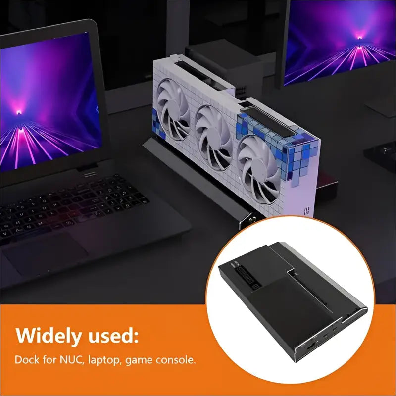 External GPU Dock Station USB4.0 40Gbps GPU Enclosure with TB RJ45 M.2 Nvme Interface Laptop Graphics Card Extension