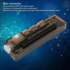 External Graphics Card Dock, Independent Video Card Dock for Mini PCIE Expresscard 6Pin+8Pin EXP GDC Output for Laptop PC Gaming (Mini PCI-E)