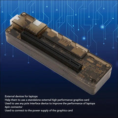 External Graphics Card Dock, Independent Video Card Dock for Mini PCIE Expresscard 6Pin+8Pin EXP GDC Output for Laptop PC Gaming (Mini PCI-E)