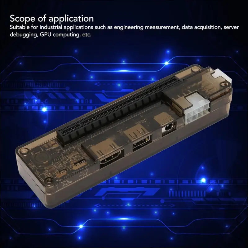 External Graphics Card Dock, Independent Video Card Dock for Mini PCIE Expresscard 6Pin+8Pin EXP GDC Output for Laptop PC Gaming (Mini PCI-E)