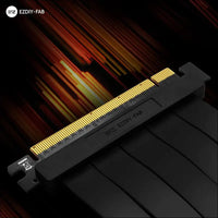 EZDIY-FAB [20Cm] PCIE 3.0 16X Extreme High Speed Riser Cable PCI Express Port GPU Extension Card-Right Angle Connector