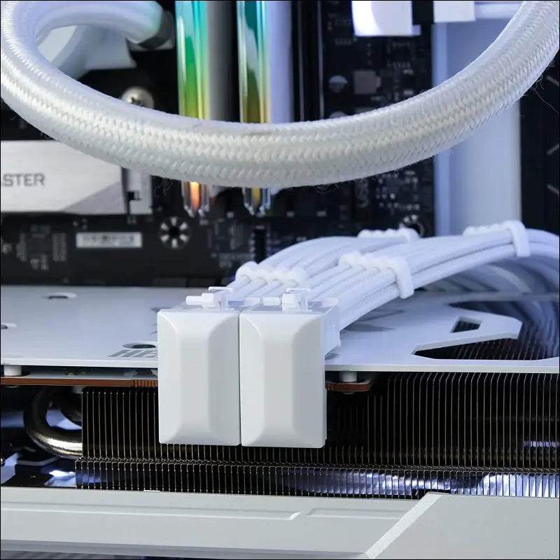 EZDIY-FAB GPU VGA Pcie 8 Pin U Turn 180 Degree Angle Connector Power Adapter Board for Desktop Graphics Card-Reverse Type 3-Pack White