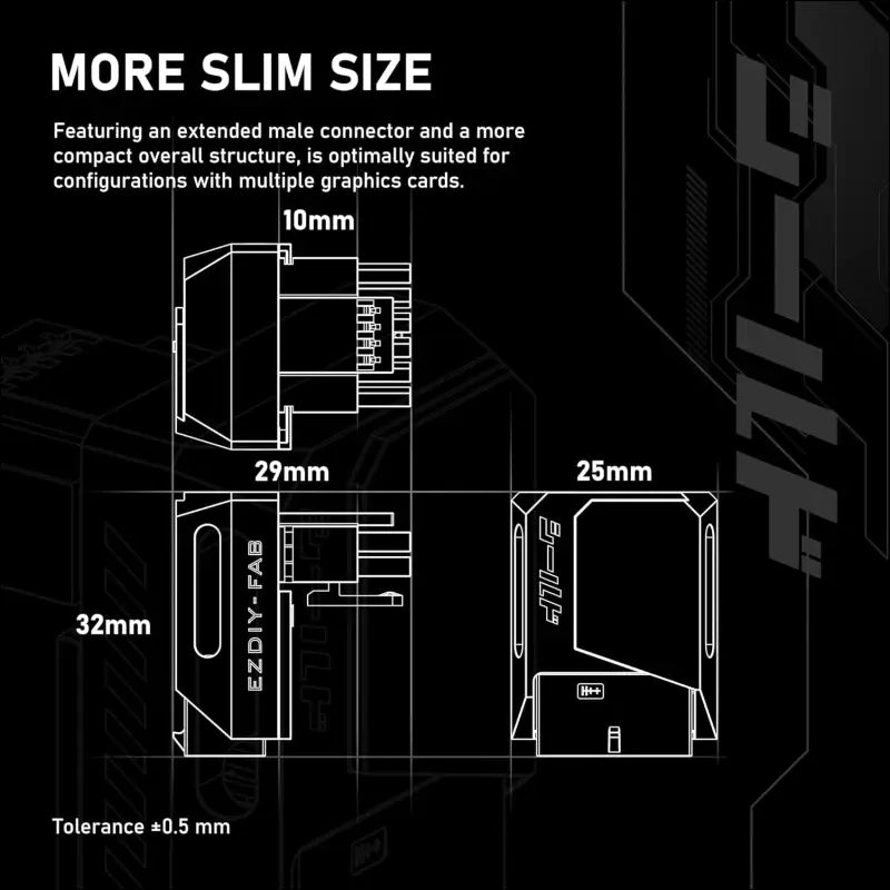 EZDIY-FAB Pcie 5.1 Adapter - 600W 12+4Pin,16Pin 12VHPWR GPU Power Connector,12V-2X6 GPU Adapter,90 Degree Right Angle - Compatible with RTX 3090Ti, 4070Ti, 4080, 4090 GPU - RVS Type, Purple, 1 Pack