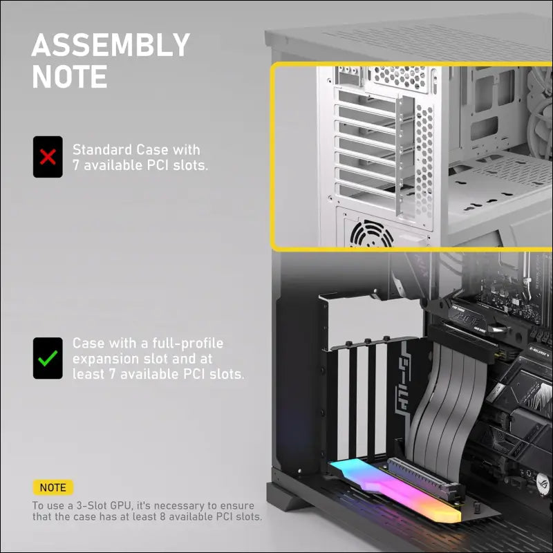EZDIY-FAB Vertical GPU Mount with High-Speed PCIE 4.0 Riser Cable, Shield Series, 115Mm/4.52In Flexible Extension, 90 Degree Connector, Only Compatible to Full-Opened Pcie Slots-Black-Yihpi344