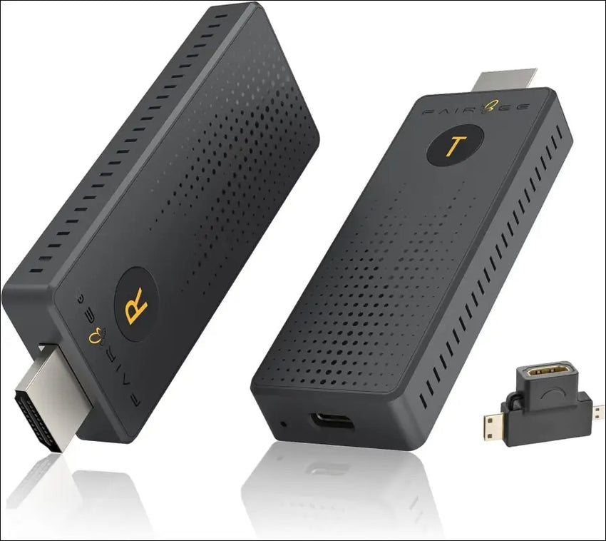FAIRBEE Wireless 4K HDMI Transmitter & Receiver, 16TX to 1RX, Plug & Play, 98FT HDMI Wireless Extender for Laptop/PC/Projector/TV