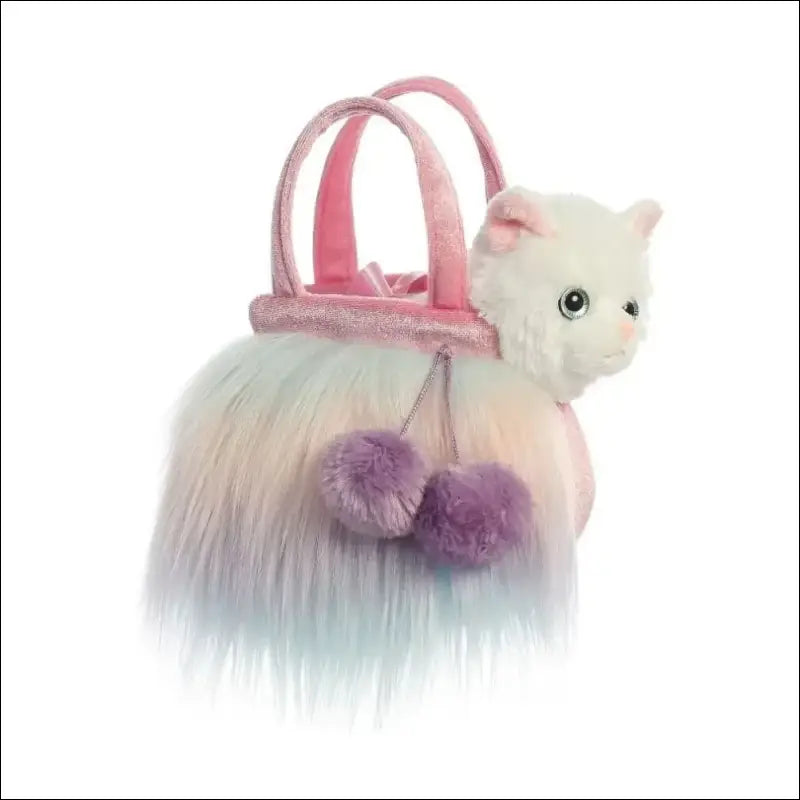 Fancy Pals Cat Pastel Fluffy Bag 8"/20c soft Plush toy Aurora