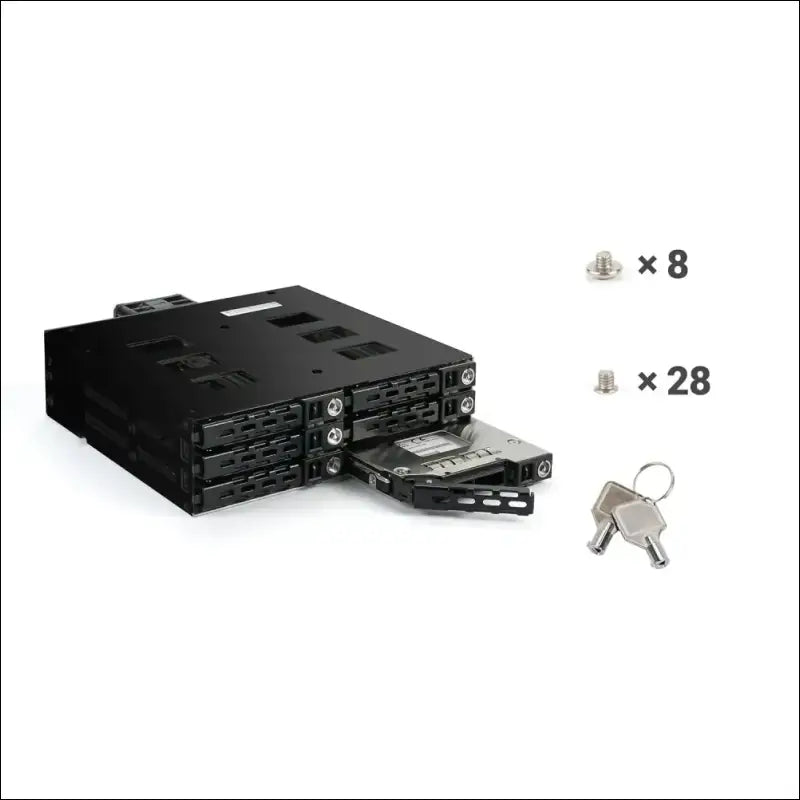 FANTEC MR-SA1262-12G SAS 12G + SATA 6G Backplane for 6 x 2.5 Inch HDD/SSD, 2194