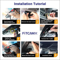 Fitcamx Dashcam 4K Suitable for Yaris & Yaris Cross 2023 2022 2021 2020 XP210 4th Gen, OEM Dash Camera Car 2160P UHD Video WiFi Car Camera, Night Vision, G-Sensor, Loop...