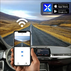 Fitcamx Dashcam 4K Suitable for Yaris & Yaris Cross 2023 2022 2021 2020 XP210 4th Gen, OEM Dash Camera Car 2160P UHD Video WiFi Car Camera, Night Vision, G-Sensor, Loop...