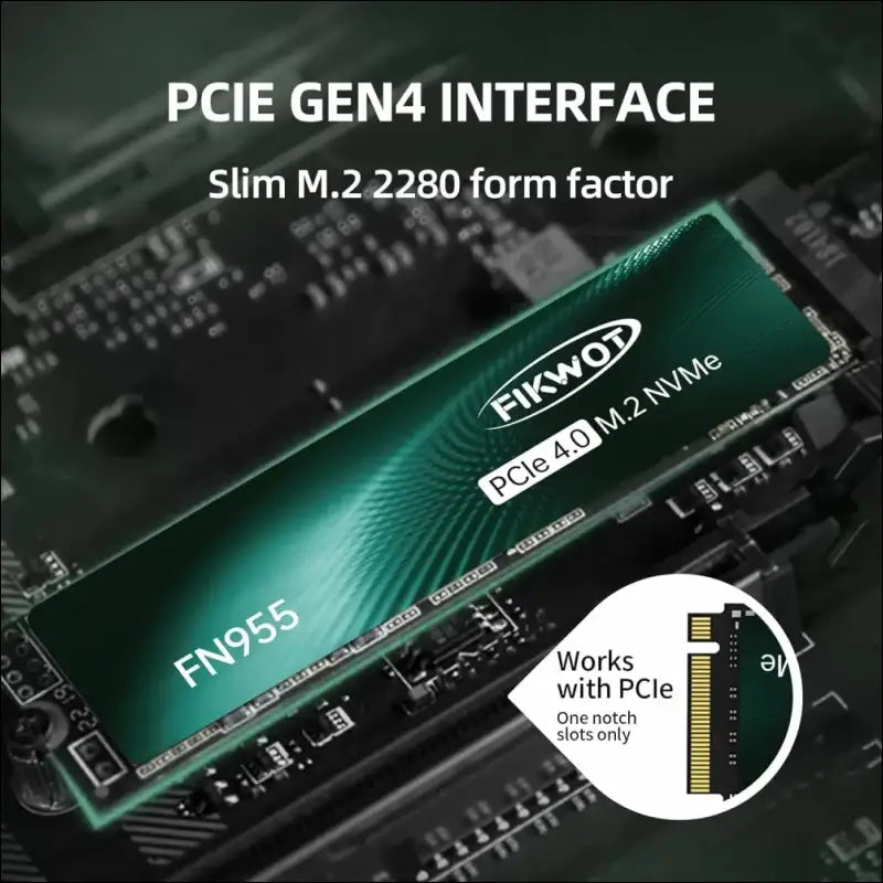 FN955 2TB SSD M.2 2280 Pcie Gen4 X4 Nvme 1.4 Internal Solid State Drive - Speeds