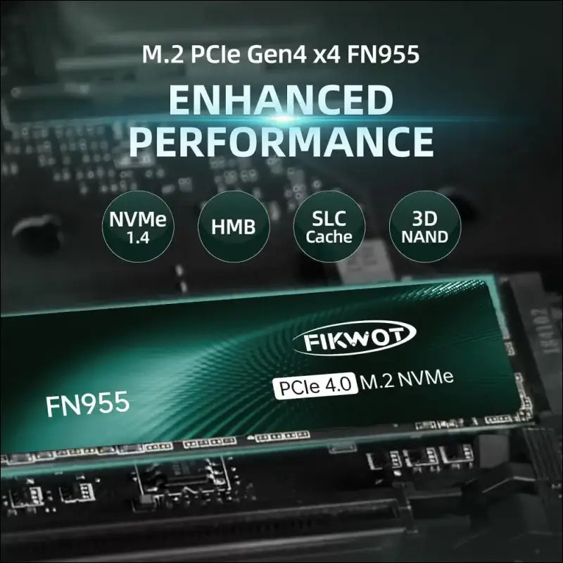 FN955 2TB SSD M.2 2280 Pcie Gen4 X4 Nvme 1.4 Internal Solid State Drive - Speeds