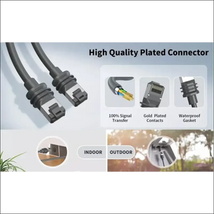 For Starlink Gen 3 Cable Standard V3 Cable Waterproof for Starlink V3 Satellites