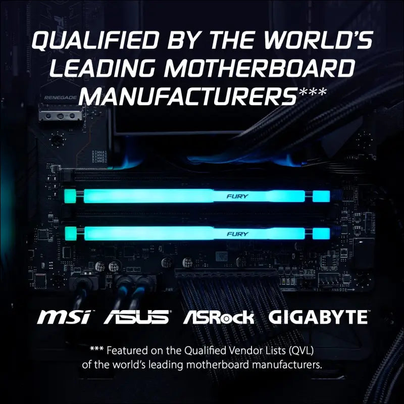 * "Fury Beast 64GB DDR5 RGB RAM
