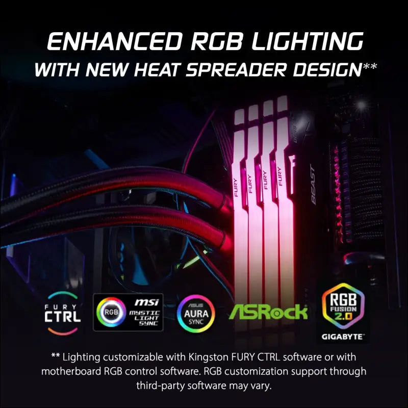 * "Fury Beast 64GB DDR5 RGB RAM