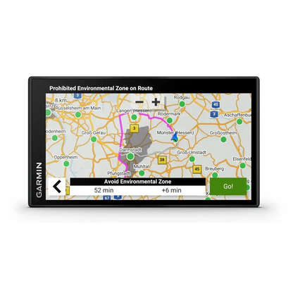 Garmin DriveSmart 66,GPS Sat Nav, 6" Display, Map Updates for UK, Ire and Full Europe, Live Traffic via app, Bluetooth Hands-Free Calling,Voice Commands/Smart Features