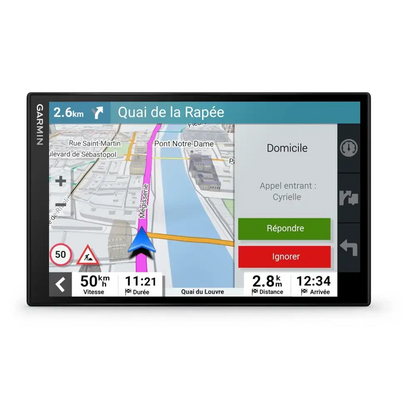 Garmin DriveSmart 86,GPS Sat Nav, 8" Display, Map Updates for UK, Ire and Full Europe, Live Traffic via app,Bluetooth Hands-Free Calling,Voice Commands/Smart Features,