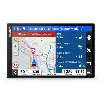 Garmin DriveSmart 86,GPS Sat Nav, 8" Display, Map Updates for UK, Ire and Full Europe, Live Traffic via app,Bluetooth Hands-Free Calling,Voice Commands/Smart Features,