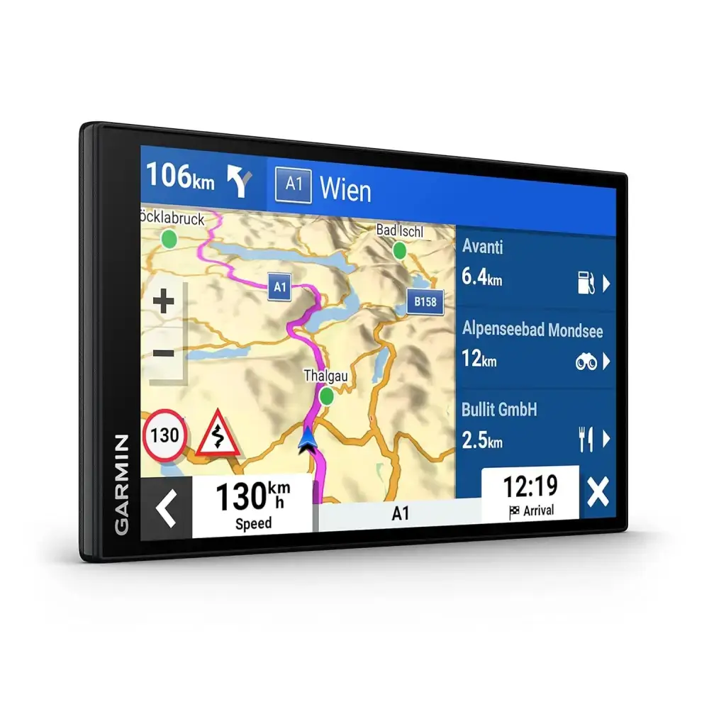 Garmin DriveSmart 86,GPS Sat Nav, 8" Display, Map Updates for UK, Ire and Full Europe, Live Traffic via app,Bluetooth Hands-Free Calling,Voice Commands/Smart Features,