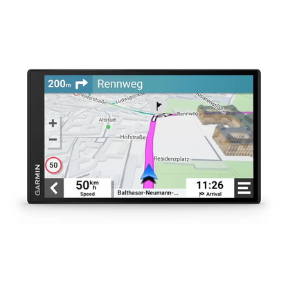 Garmin DriveSmart 86,GPS Sat Nav, 8" Display, Map Updates for UK, Ire and Full Europe, Live Traffic via app,Bluetooth Hands-Free Calling,Voice Commands/Smart Features,