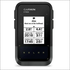 Garmin eTrex® Solar, GPS Handheld Navigator, Unlimited Battery Life, Water Resistant