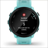 Garmin Forerunner 55 Music GPS 46mm Running Smartwatch, Lightweight, Music Storage, Advanced Training & Insights, Safety & Tracking Features, up to 14 Days Battery Life, Whitestone