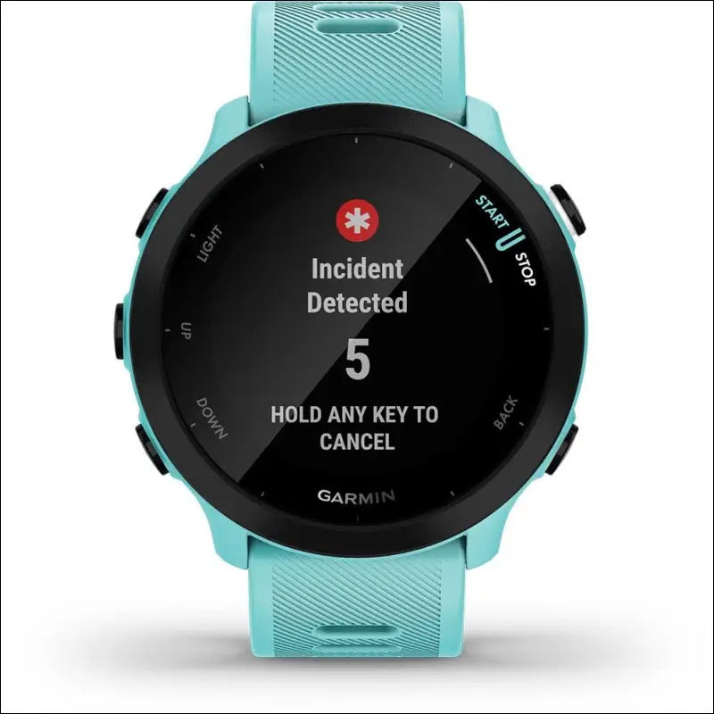 Garmin Forerunner 55 Music GPS 46mm Running Smartwatch, Lightweight, Music Storage, Advanced Training & Insights, Safety & Tracking Features, up to 14 Days Battery Life, Whitestone