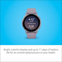 Garmin vívoactive 5, Health and Fitness GPS Smartwatch, AMOLED Display, Up to 11 Days of Battery, Ivory