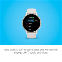 Garmin vívoactive 5, Health and Fitness GPS Smartwatch, AMOLED Display, Up to 11 Days of Battery, Ivory