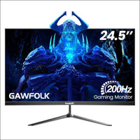 Gawfolk Gaming Monitor 24.5 inch Curved 165Hz/180Hz PC Screen Full HD 1080P 2800R Frameless Curved Computer Monitor