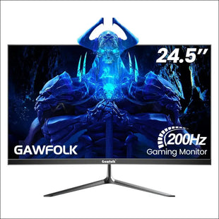 Gawfolk Gaming Monitor 24.5 inch Curved 165Hz/180Hz, PC Screen Full HD 1080P, 2800R Frameless Curved Computer Monitor with FreeSync, Eye-Care