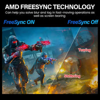 Gawfolk Gaming Monitor 24.5 inch Curved 165Hz/180Hz, PC Screen Full HD 1080P, 2800R Frameless Curved Computer Monitor with FreeSync, Eye-Care Technology, VA Panel, HDMI, DP,...