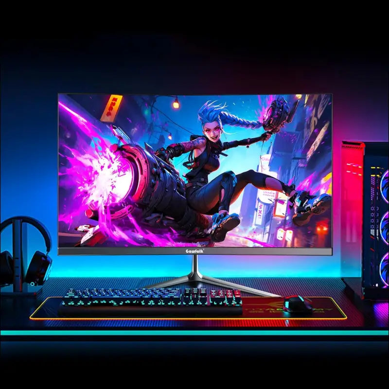 Gawfolk Gaming Monitor 24.5 inch Curved 165Hz/180Hz, PC Screen Full HD 1080P, 2800R Frameless Curved Computer Monitor with FreeSync, Eye-Care Technology, VA Panel, HDMI, DP,...