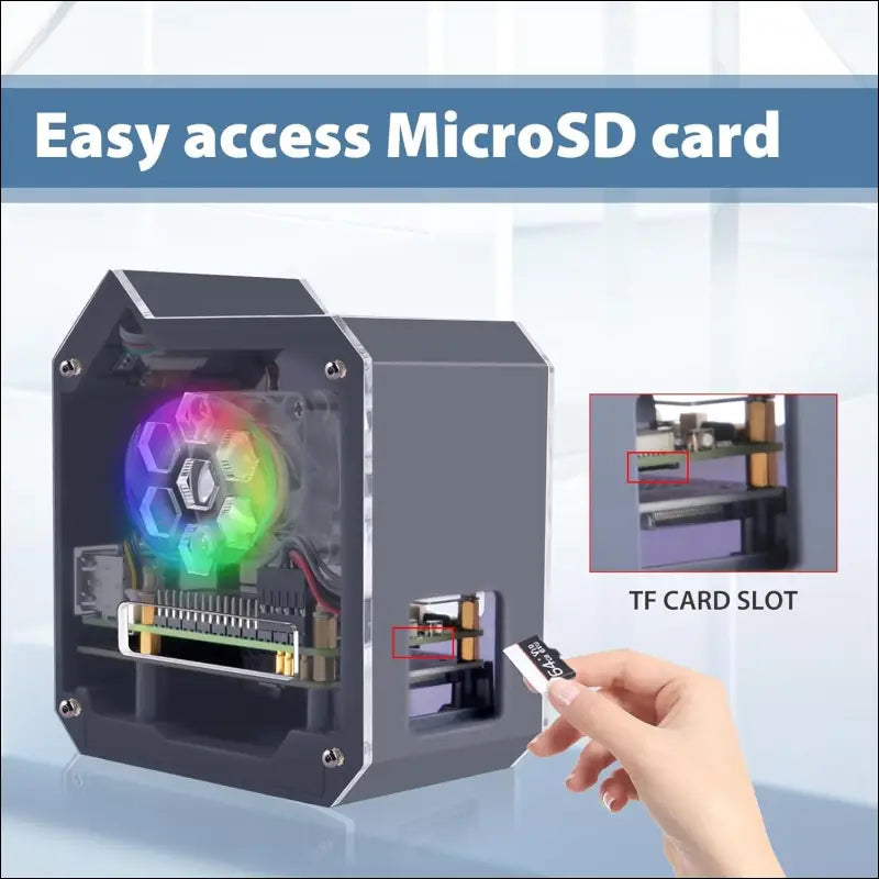 GeeekPi N07 Mini Tower NVMe NAS Kit for Raspberry Pi 5