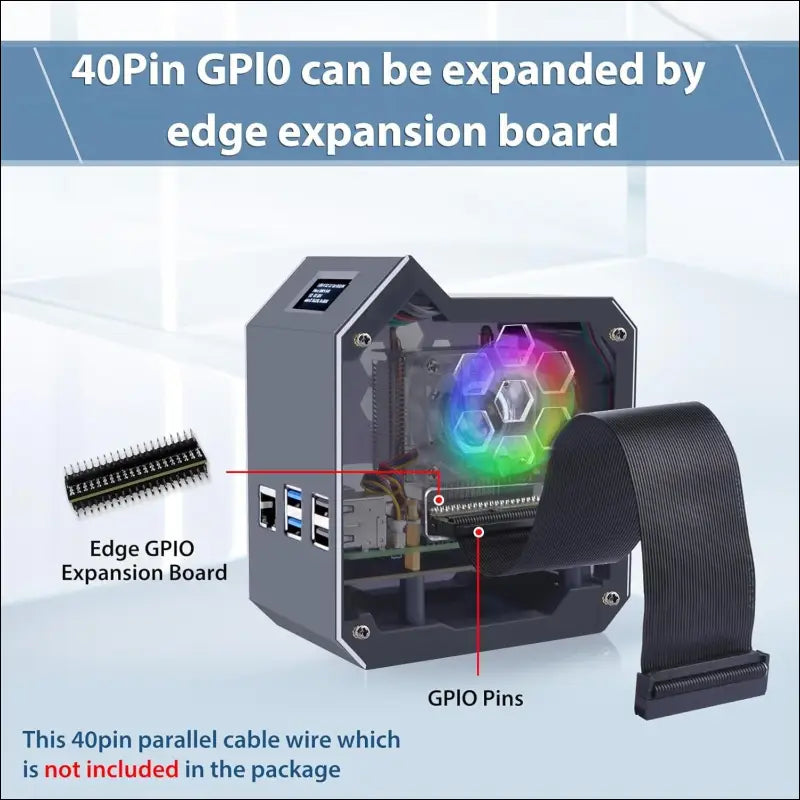 GeeekPi N07 Mini Tower NVMe NAS Kit for Raspberry Pi 5