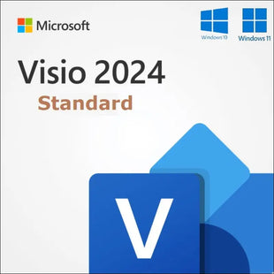 Genuine Microsoft Visio 2024 Standard (32/64 bit) (AI-Driven)
