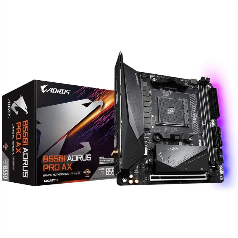 Gigabyte B550I Aorus Pro AX AMD Ryzen Mini-ITX Motherboard