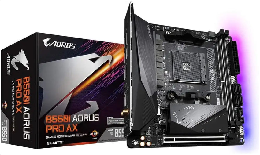 Gigabyte B550I Aorus Pro AX AMD Ryzen Mini-ITX Motherboard