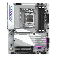 Gigabyte B650E AORUS Elite X AX ICE Motherboard - Supports AMD Ryzen 8000 CPUs, 12+2+2 Phases VRM, up to 8000MHz DDR5 (OC), 1xPCIe 5.0 M2 + 2xPCIe 4.0 M.2, Wi-Fi 6E, 2.5GbE LAN,...