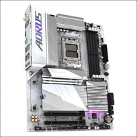 Gigabyte B650E AORUS Elite X AX ICE Motherboard - Supports AMD Ryzen 8000 CPUs, 12+2+2 Phases VRM, up to 8000MHz DDR5 (OC), 1xPCIe 5.0 M2 + 2xPCIe 4.0 M.2, Wi-Fi 6E, 2.5GbE LAN,...